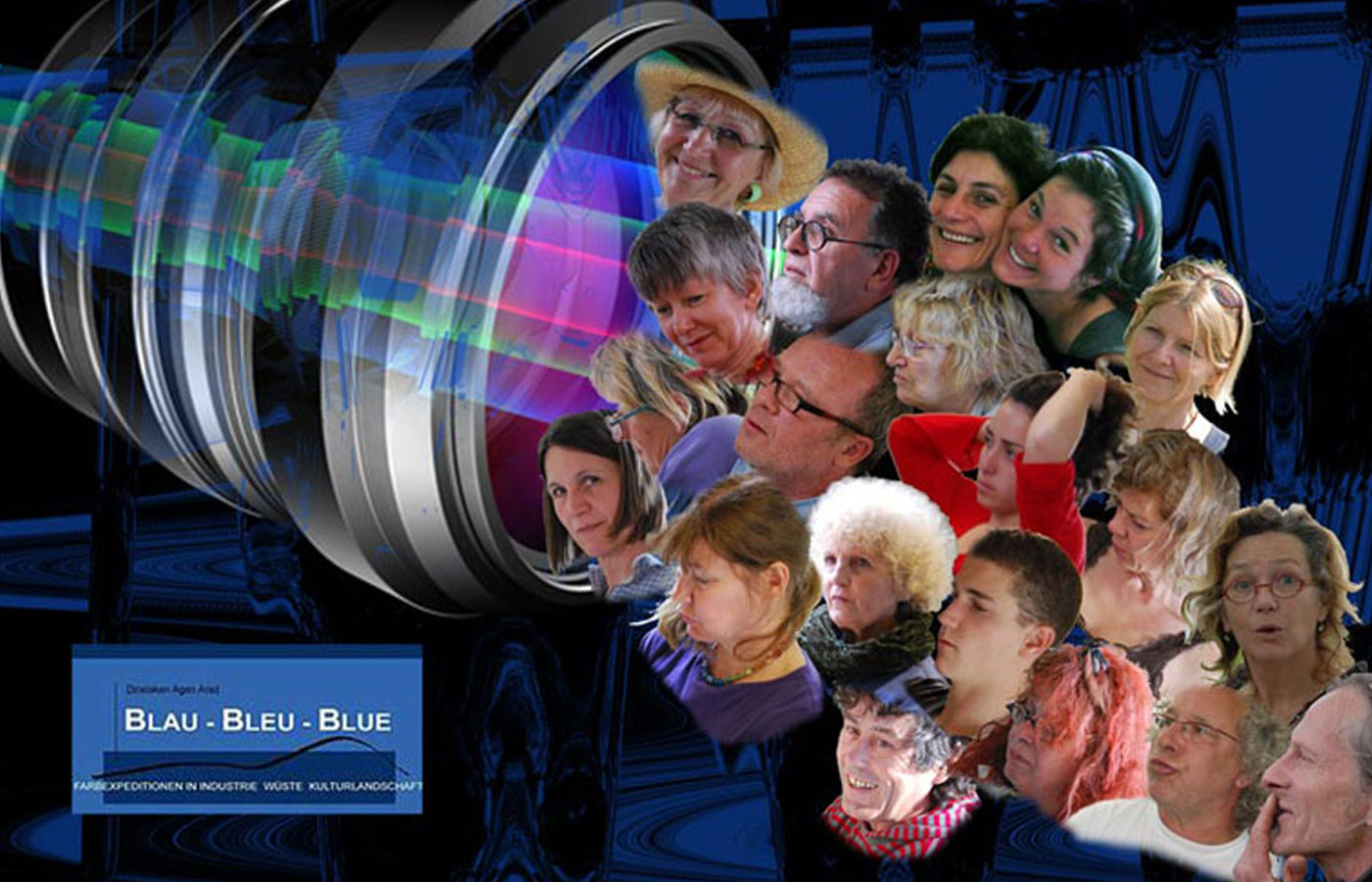 Première partie du projet Blau, Bleu, Blue, Agen (47)