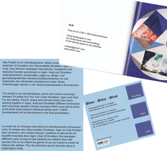 Troisième partie du projet Blau, Bleu, Blue, Dinslaken