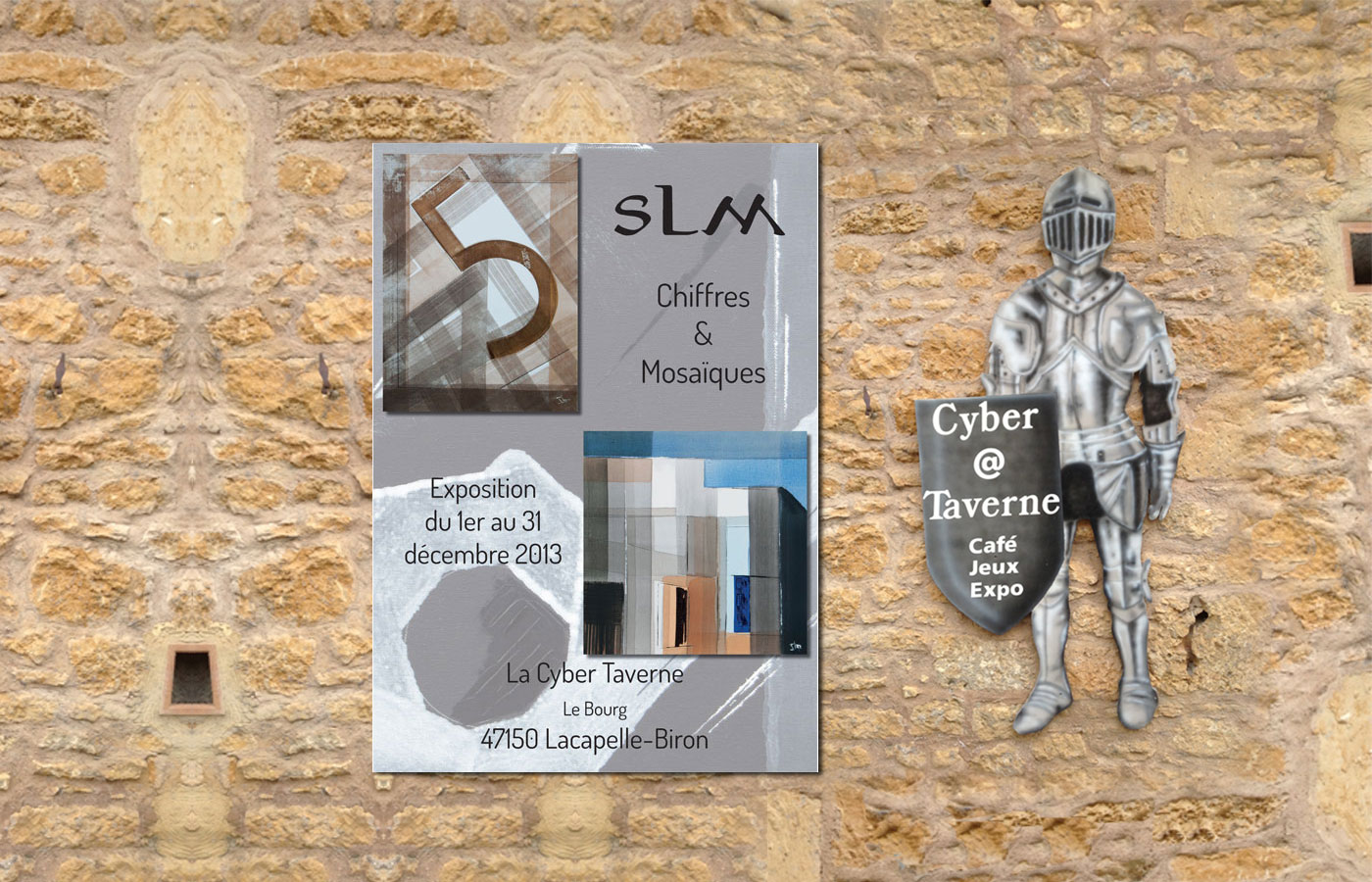 SLM, Chiffres et Mosaïques, Lacapelle-Biron (47)